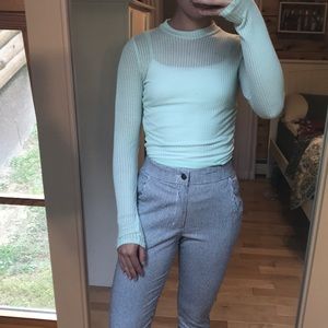 Mint green Hollister sweater